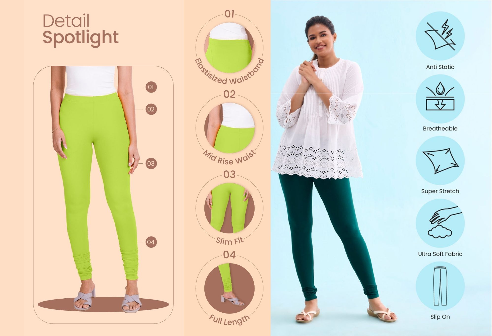 youkay churidar leggings
